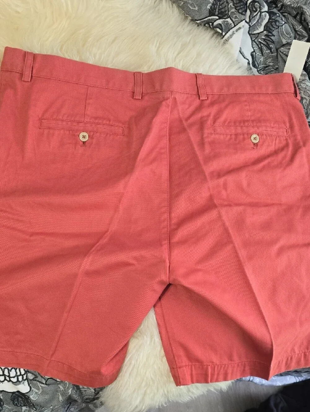 Roundtree & Yorke Vintage Berry Cotton  Shorts